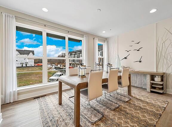 The Blueridge at Watkins Mill Station Floor Plan, 3-5 BR, 3-4 BA, 2-Car Garage, Townhomes in MD, Cra