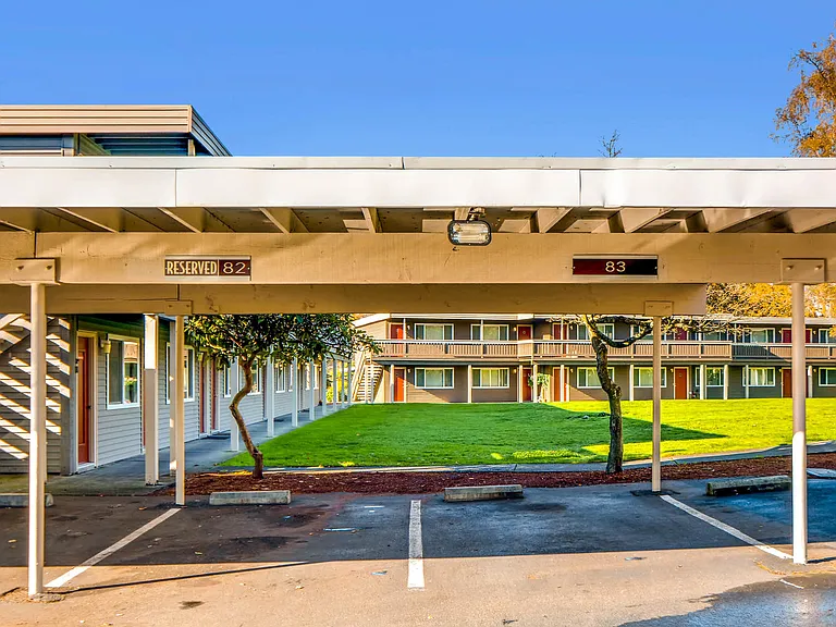 Covered Parking Spaces at Morningtree Park Apartments