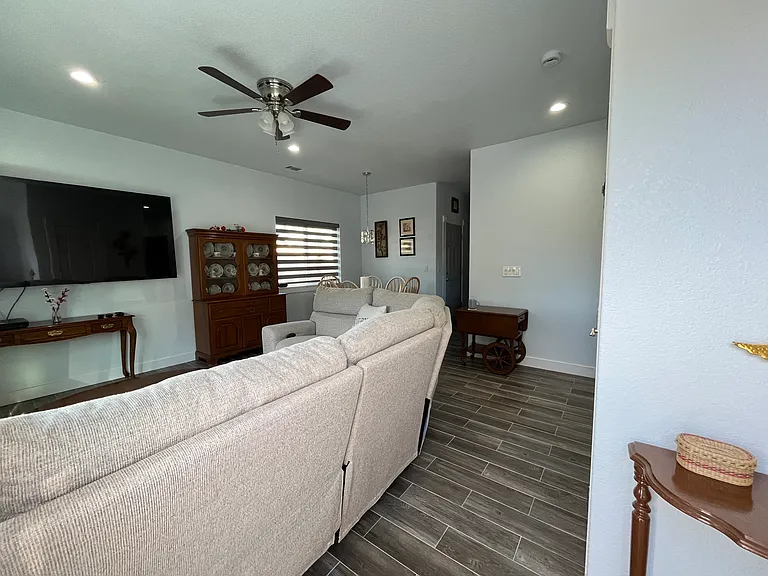 Spacious living room.