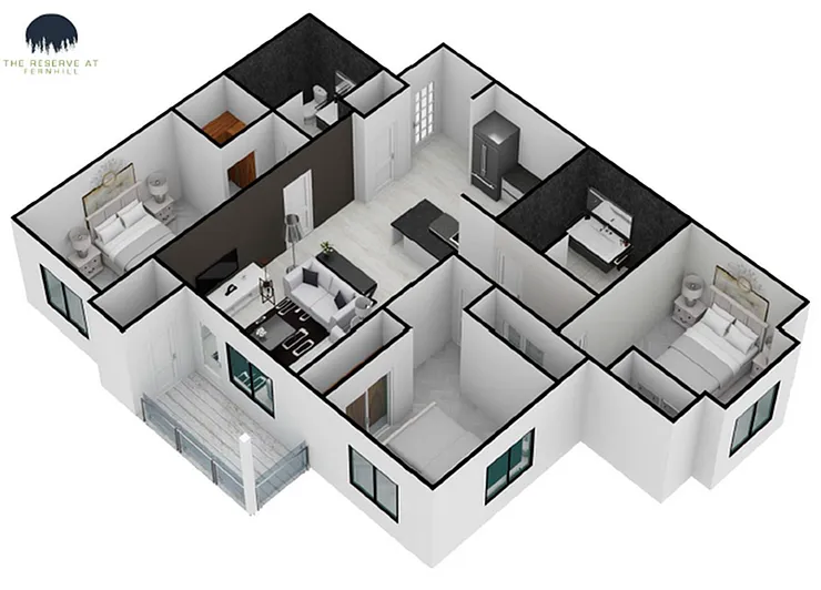 Floor plan Floor Plan 8 - Three Bedroom