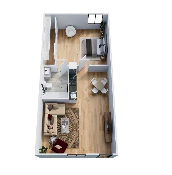 Floor plan 1 Bed