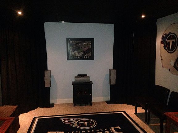 Movie room screen up