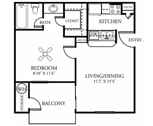 Floor plan 1A