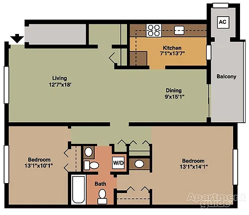 Floor plan Style D