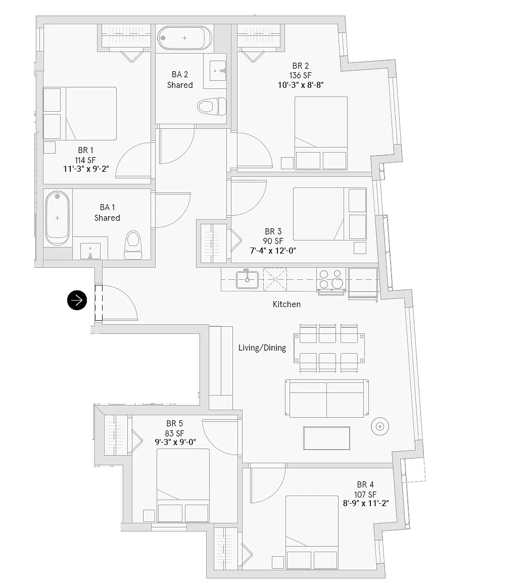Floor plan 201