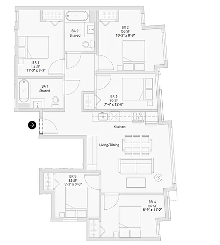 Floor plan 201