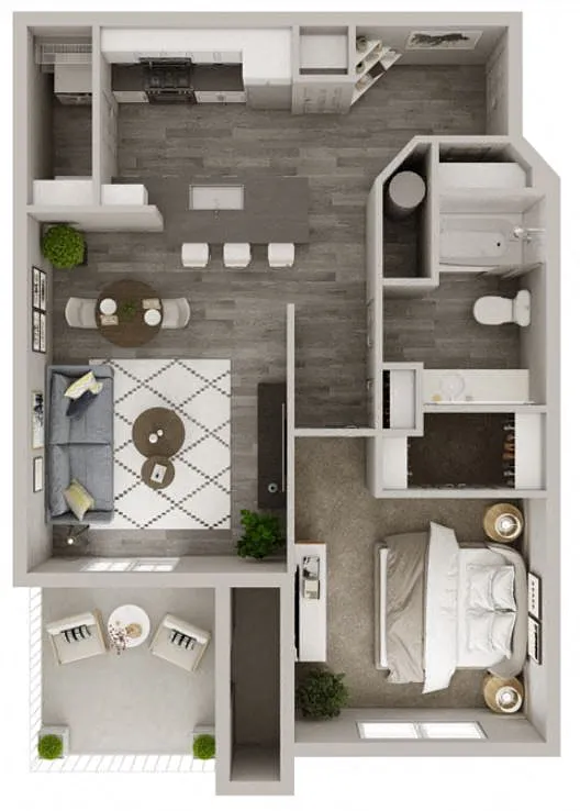 Floor plan A2 - Elevated