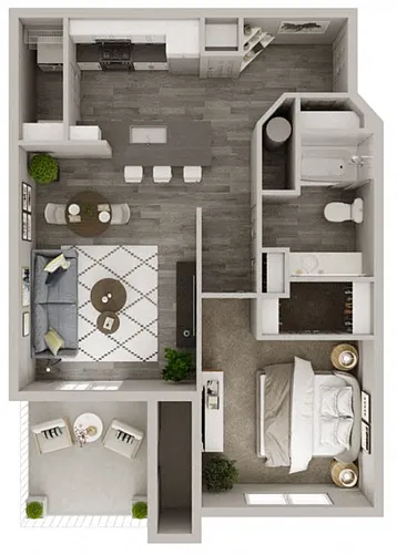 Floor plan A2 - Elevated
