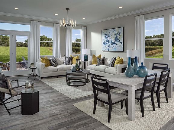 Photo representation of Amelia plan. Colors, finishes and options will vary.
