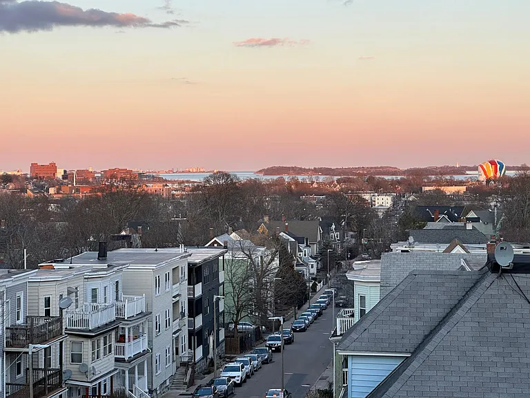 Water view of Dorchester Bay from Living Room