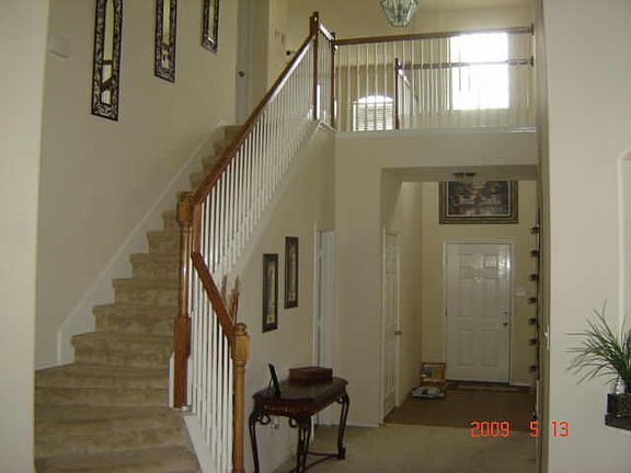 View of entrance and stairway.