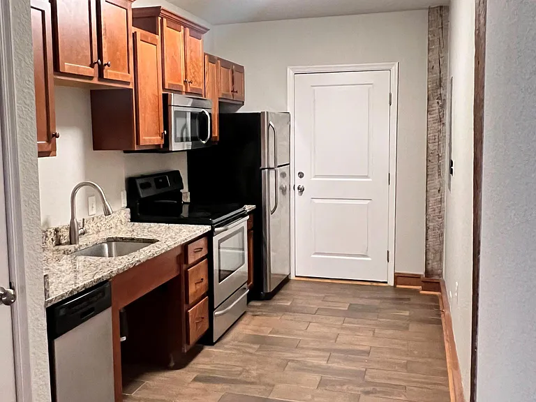 Kitchen and entryway