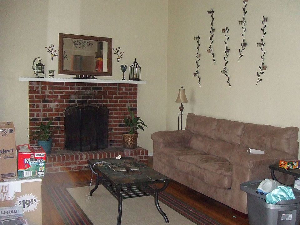 Spacious LR with fireplace
