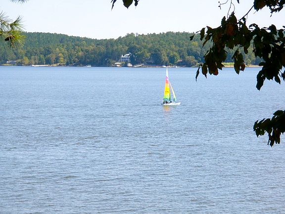 Beautiful lake view from house