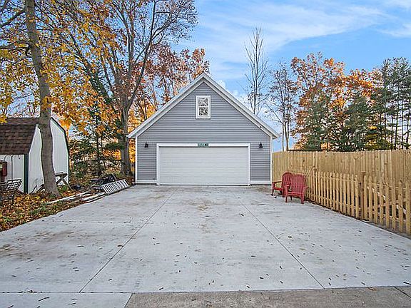 New concrete drive to garage