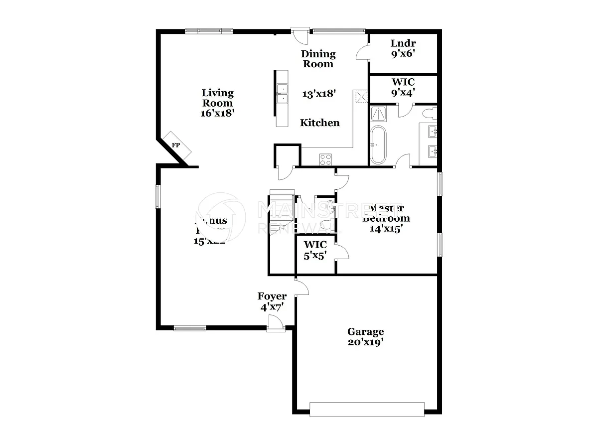 Floor Plan - 1020 Junegrass Ln