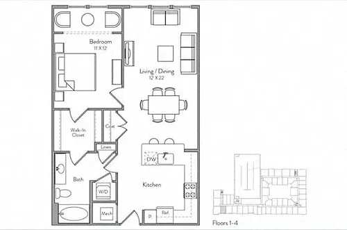 Floor plan A1A