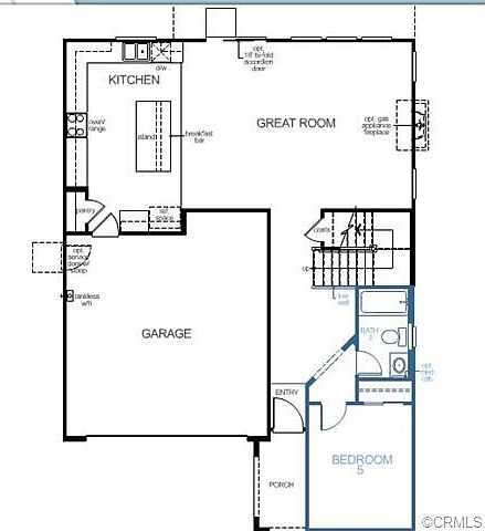 Main floor design is open comfortable.  Notice main floor bedroo
