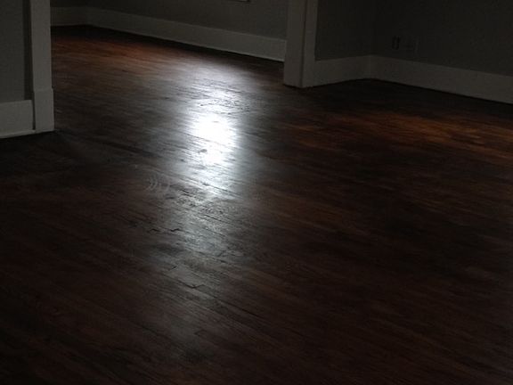 Refinished hardwood floors