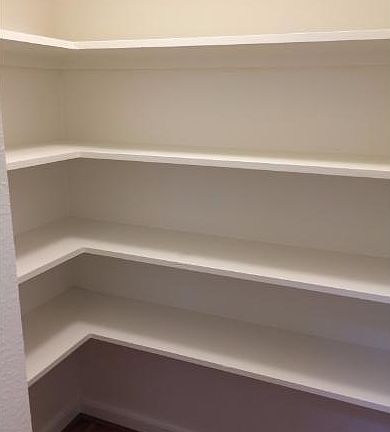 Walk-in pantry off kitchen