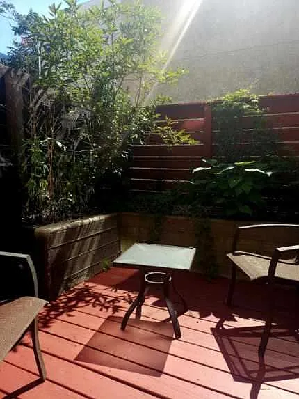 Back patio