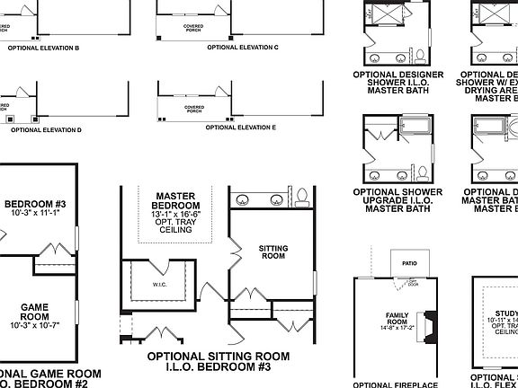 Claiborne II First Floor Options