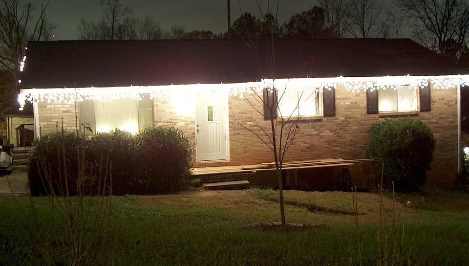 Christmas Lights at Night