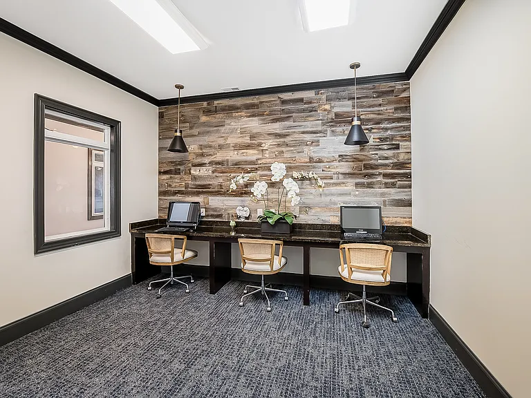 Business Center at Alcove Garner Apartments