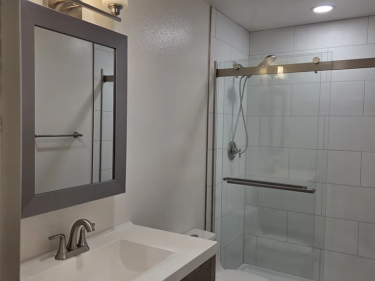 Recently remodeled bathroom