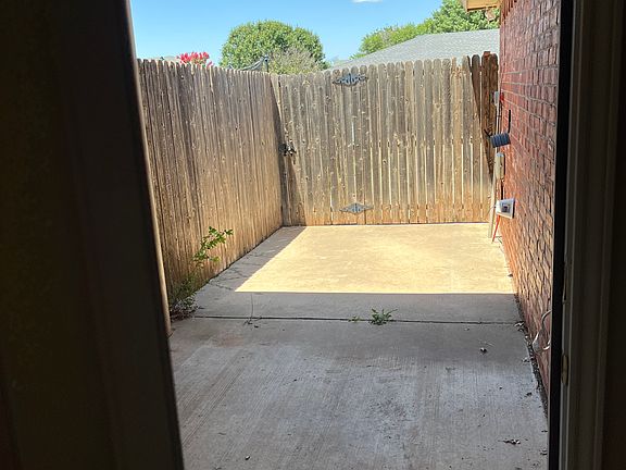 Private patio off master bedroom