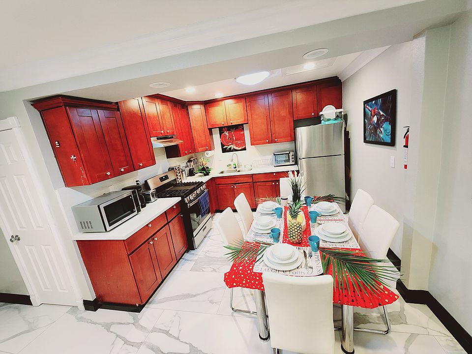 Kitchen and dining area