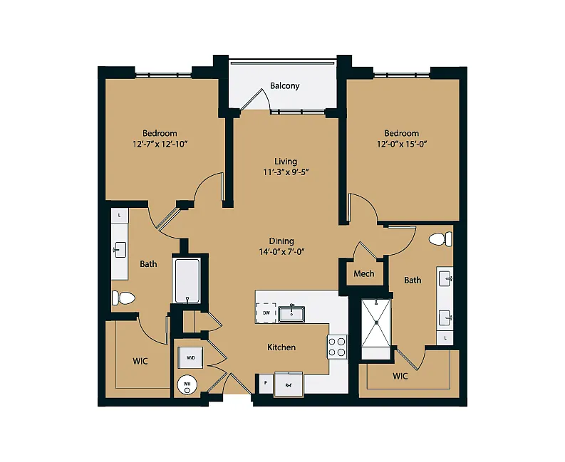 Floor plan 2A-2