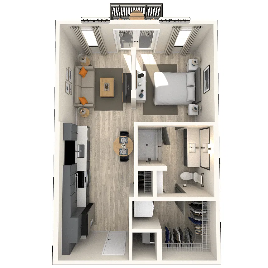 Floor plan S2 0x1 600 SF-FP