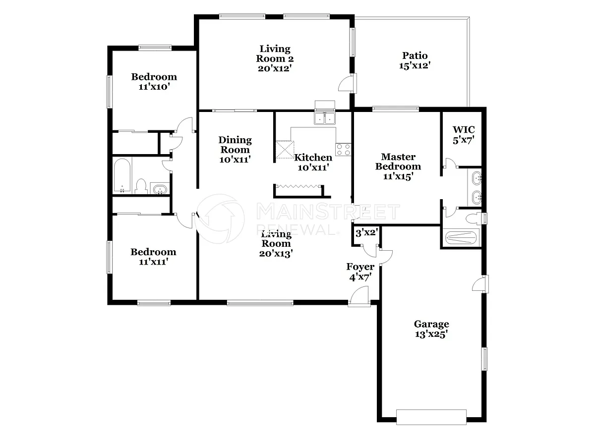 Floor Plan - 4621 Bowl St