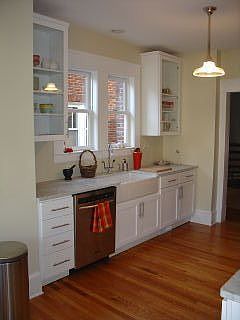 remodeled kicthen, marble countertops