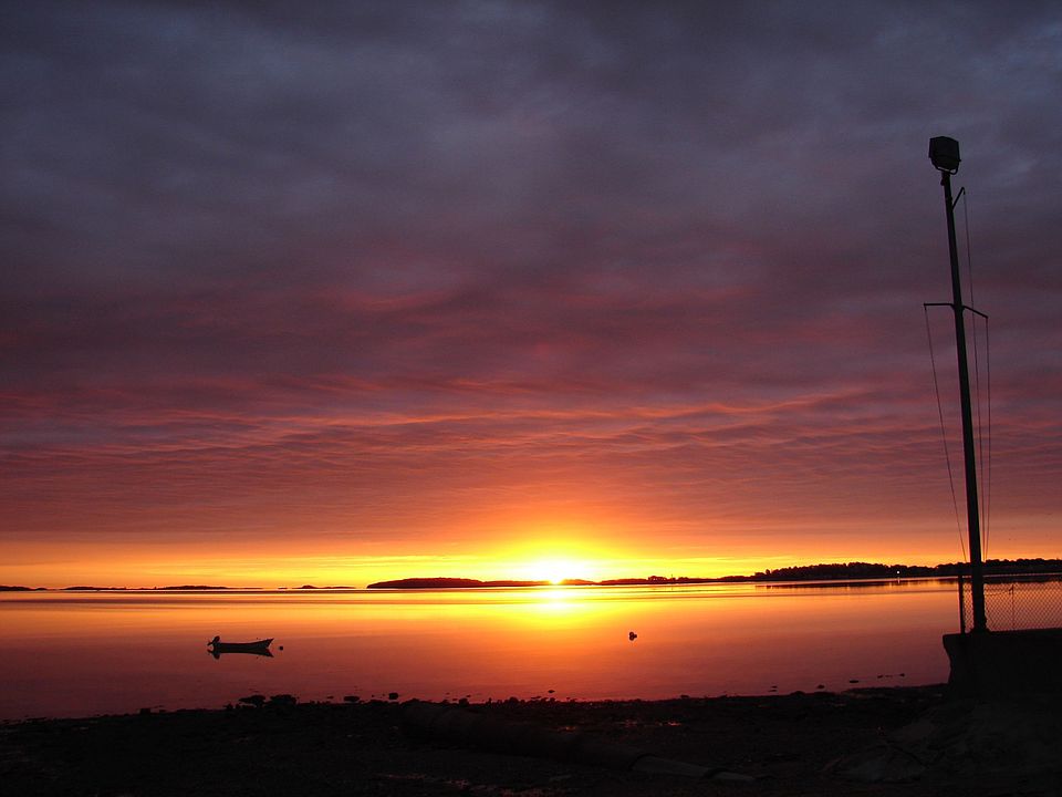 SUNRISE FROM THE FRONT PORCH