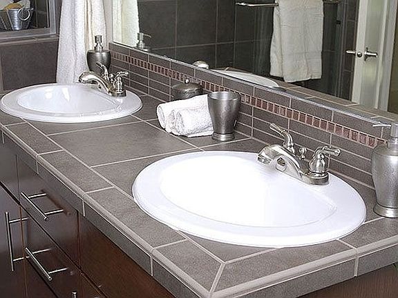 Custom tiled baths