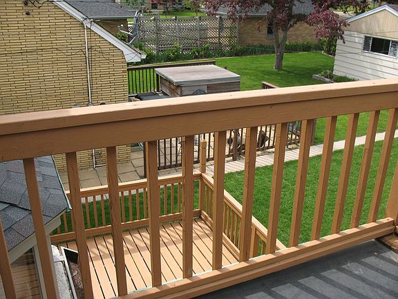 View of Deck from Upper Balcony