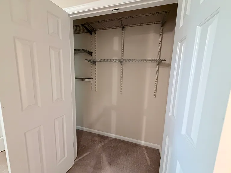 Shelved closets