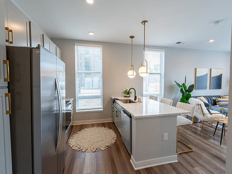 Model Kitchen from Hall Way