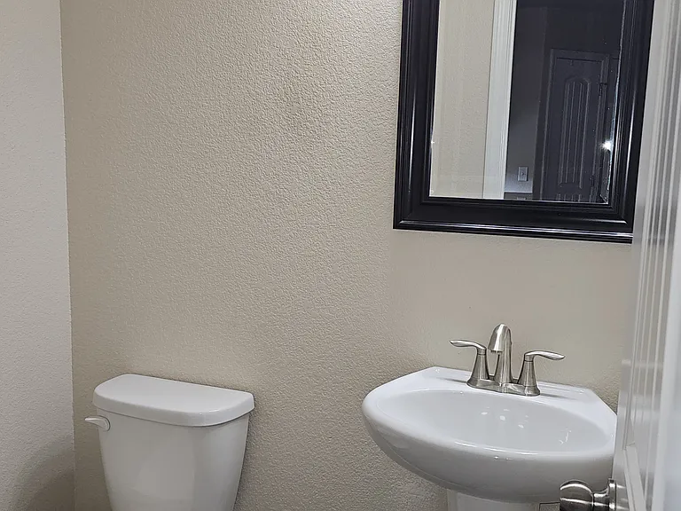 powder room off kitchen