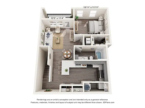 Floor plan Rouge with Heated Garage