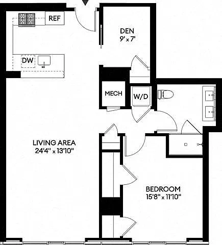 Floor plan 1X