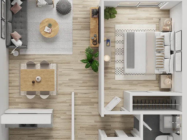 One Bed One Bath One Bed One Bath