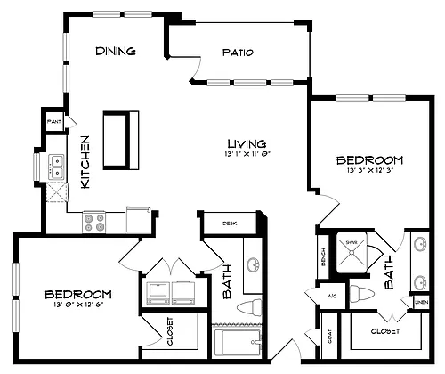 Floor plan B4