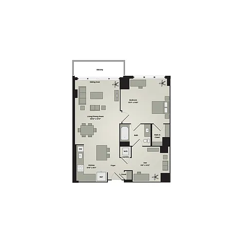 Floor plan A1D