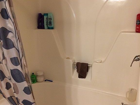 Master garden tub/shower