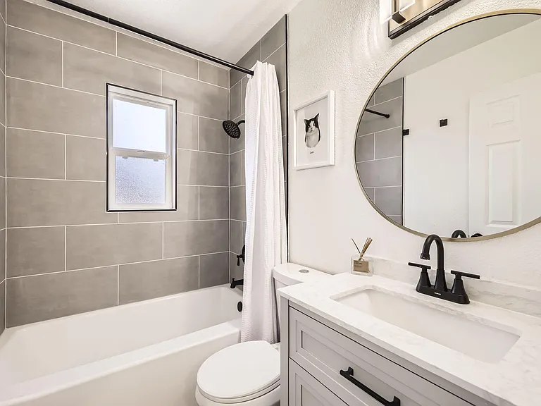 Updated guest bathroom