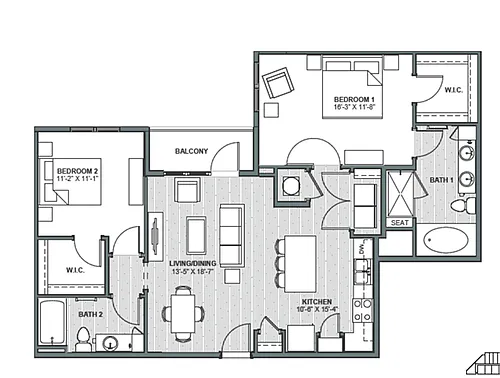 Floor plan Royal Gorge III