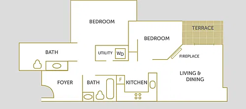 Floor plan 2X2